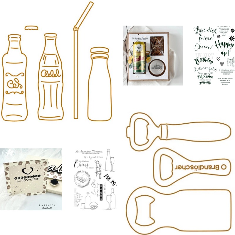 Candle Sachet - soda and milk bottle Dots Cake