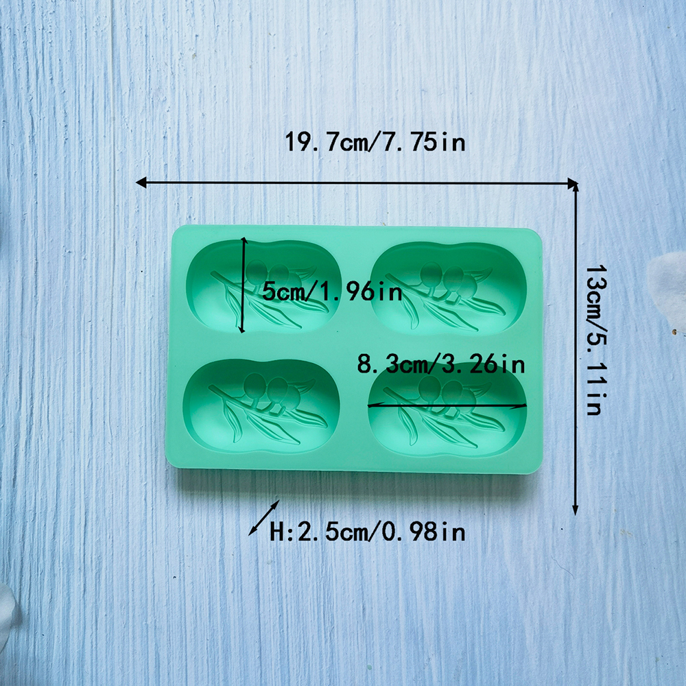 4 Cavities Oval Olive Tree Sil - Candle Supplies Tins recensie en prijs