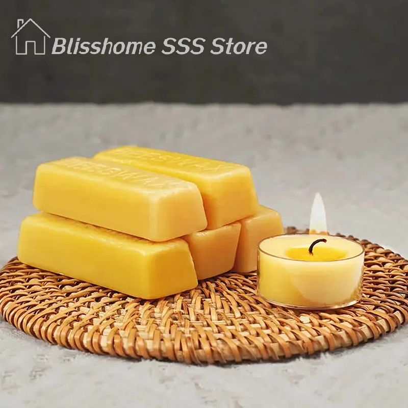 【S】4/8Pcs Pure Beeswax Blocks, - Candle Supplies Tins recensie en prijs