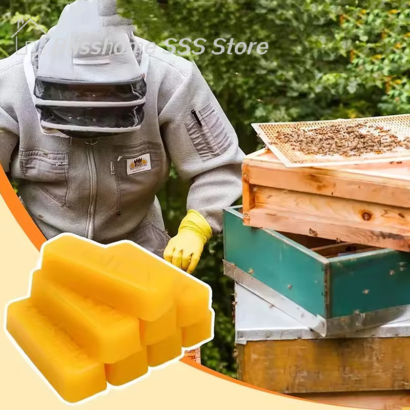 【S】4/8Pcs Pure Beeswax Blocks, - Candle Supplies Tins recensie en prijs