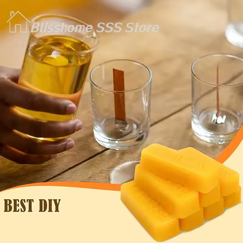 【S】4/8Pcs Pure Beeswax Blocks, - Candle Supplies Tins recensie en prijs