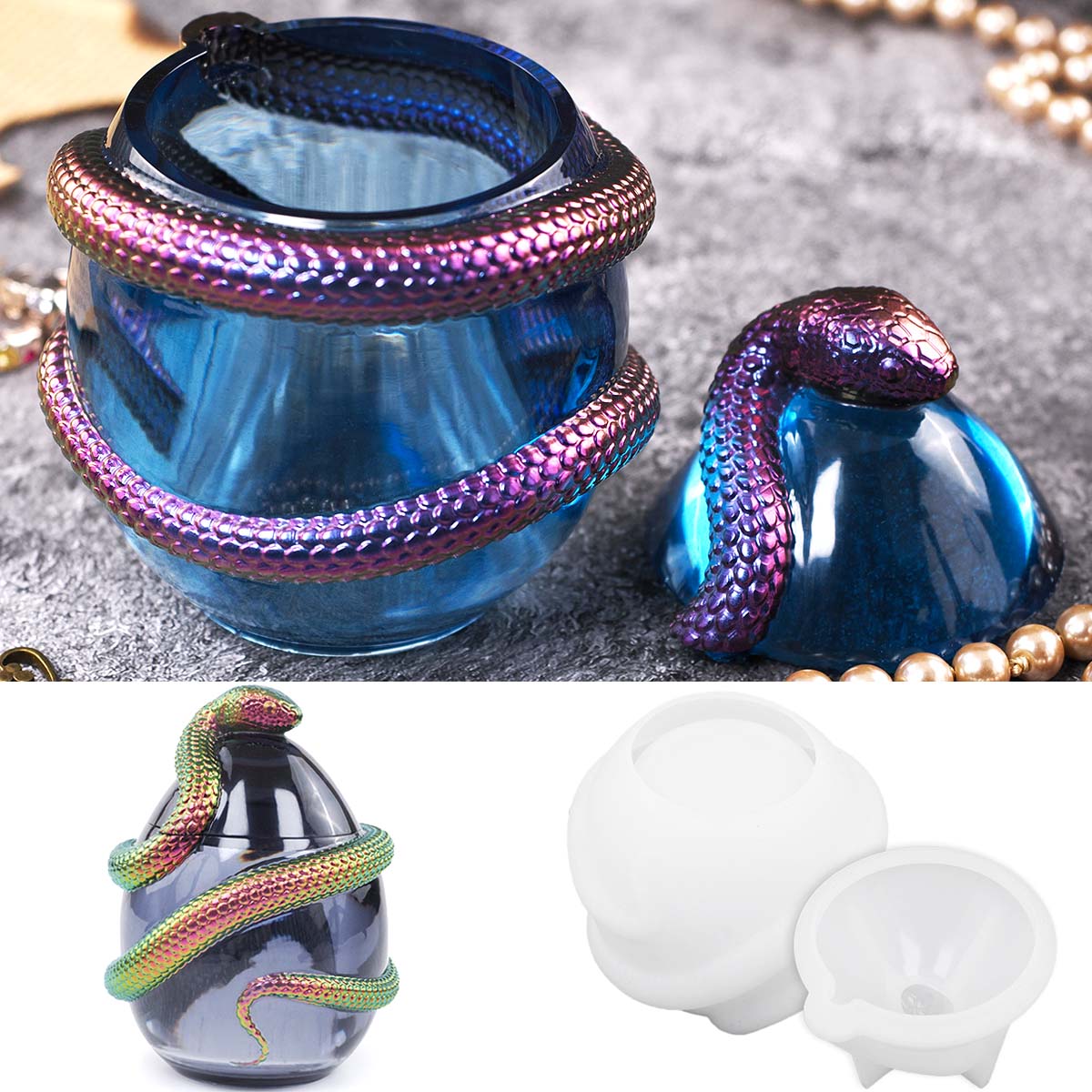 Snake Egg with Lid Candle Jar  - Candle Making Supplies Jars recensie en prijs