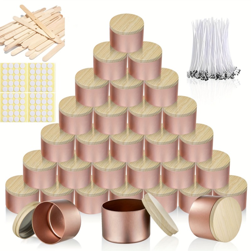 Rose Golden Metal Candle Jars  - Candle Making Supplies Jars recensie en prijs