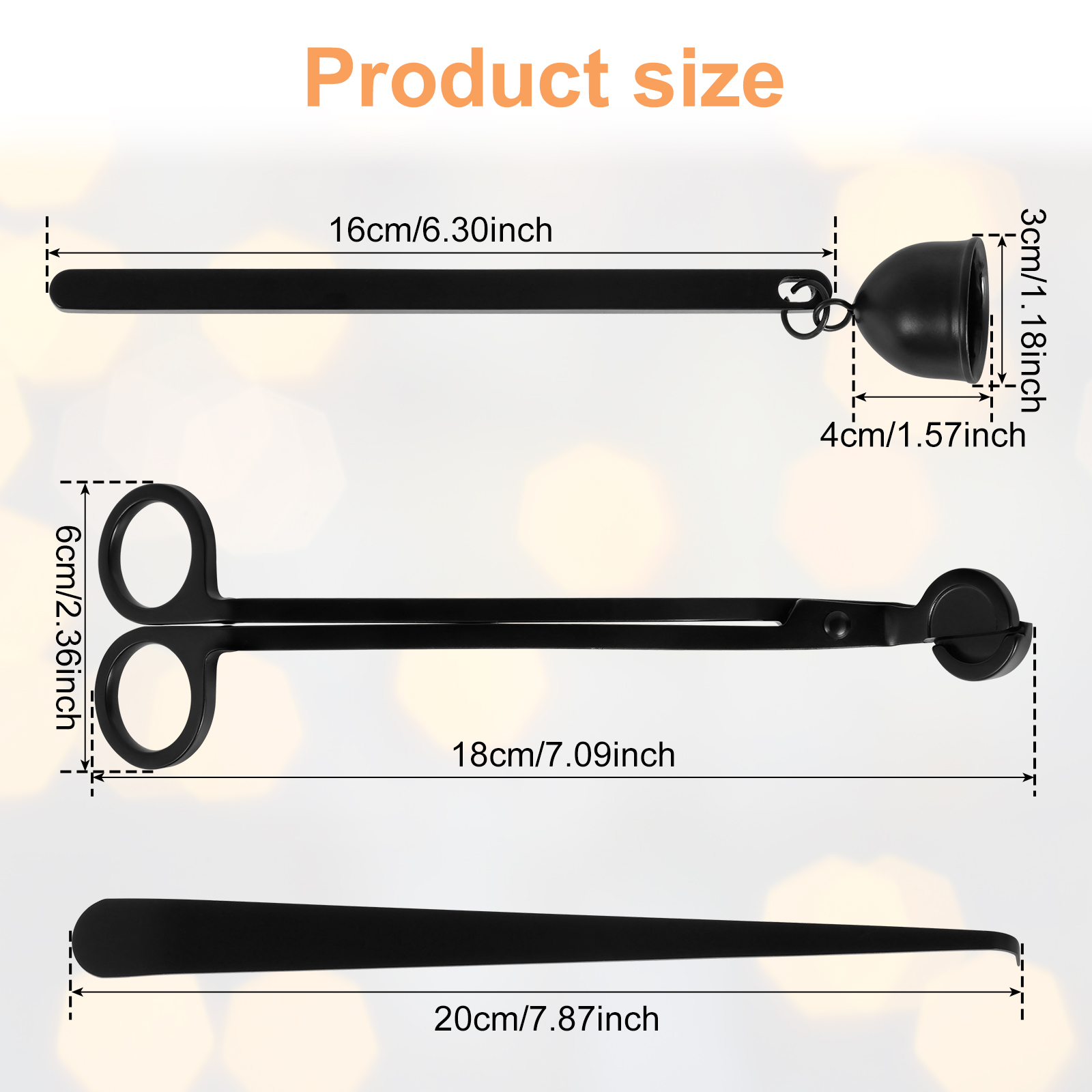 3Pcs Candle Extinguishing Tool - Wick Dipper Tool recensie en prijs