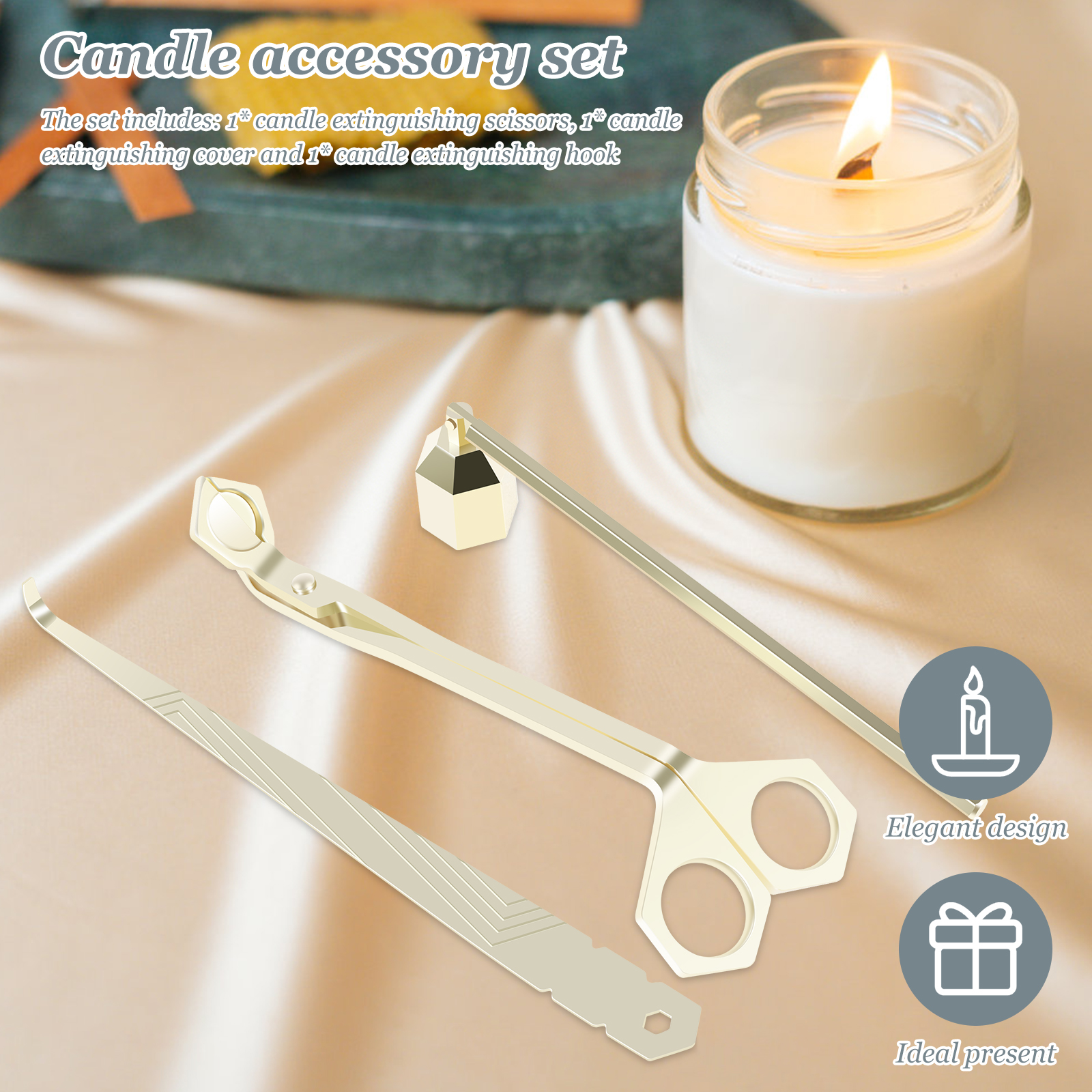 3Pcs Candle Extinguishing Tool - Wick Dipper Tool recensie en prijs