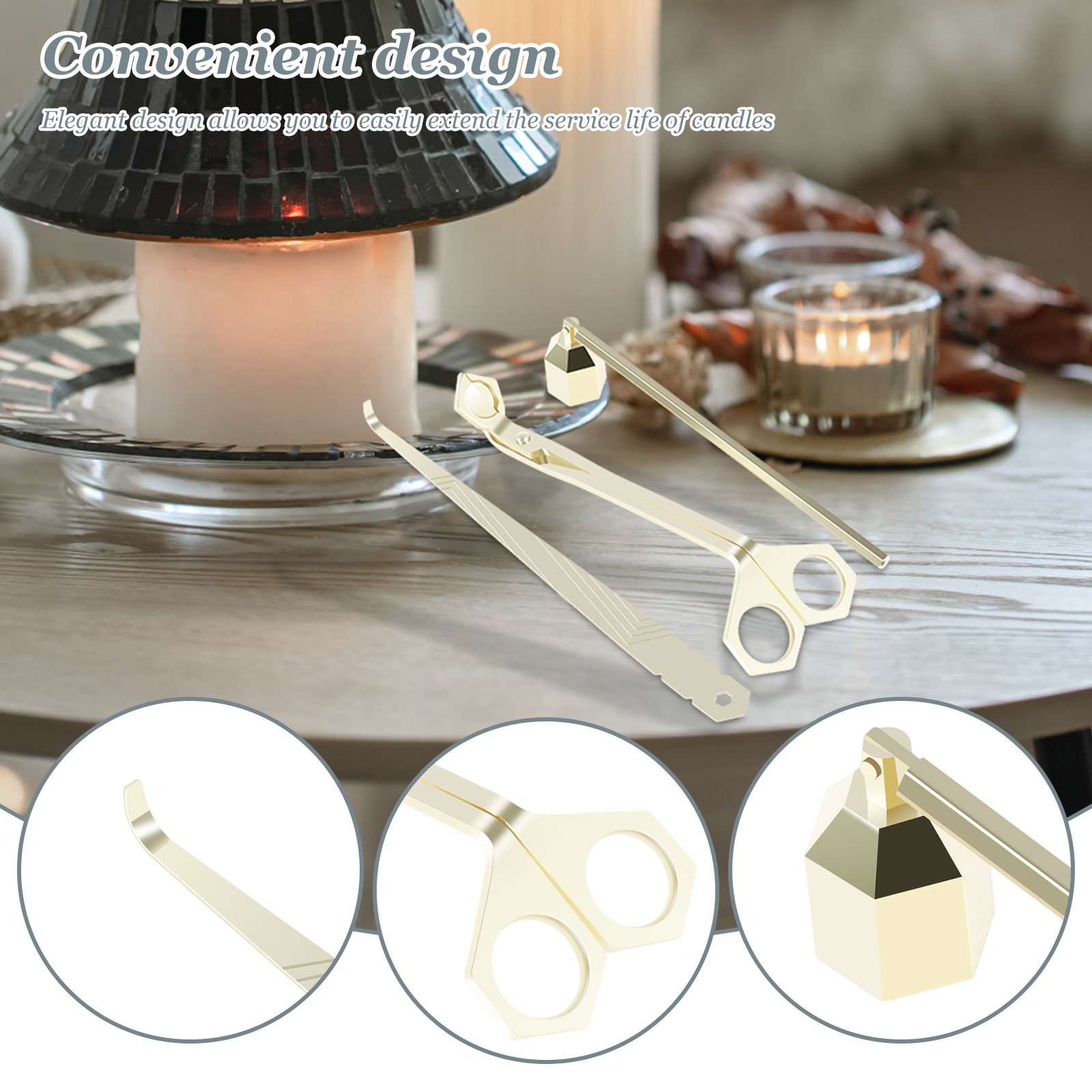 3Pcs Candle Extinguishing Tool - Wick Dipper Tool recensie en prijs