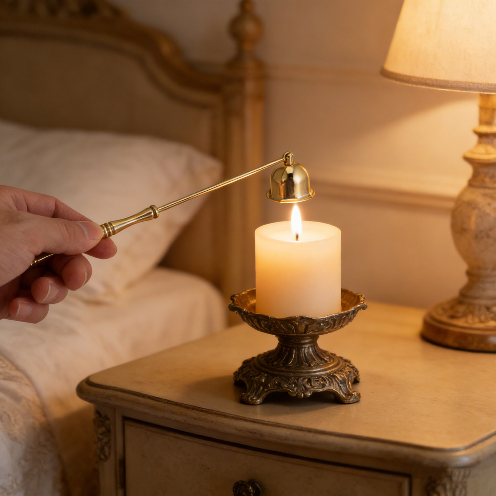 -Style Metal Snuffer with Long - Wick Dipper Tool recensie en prijs