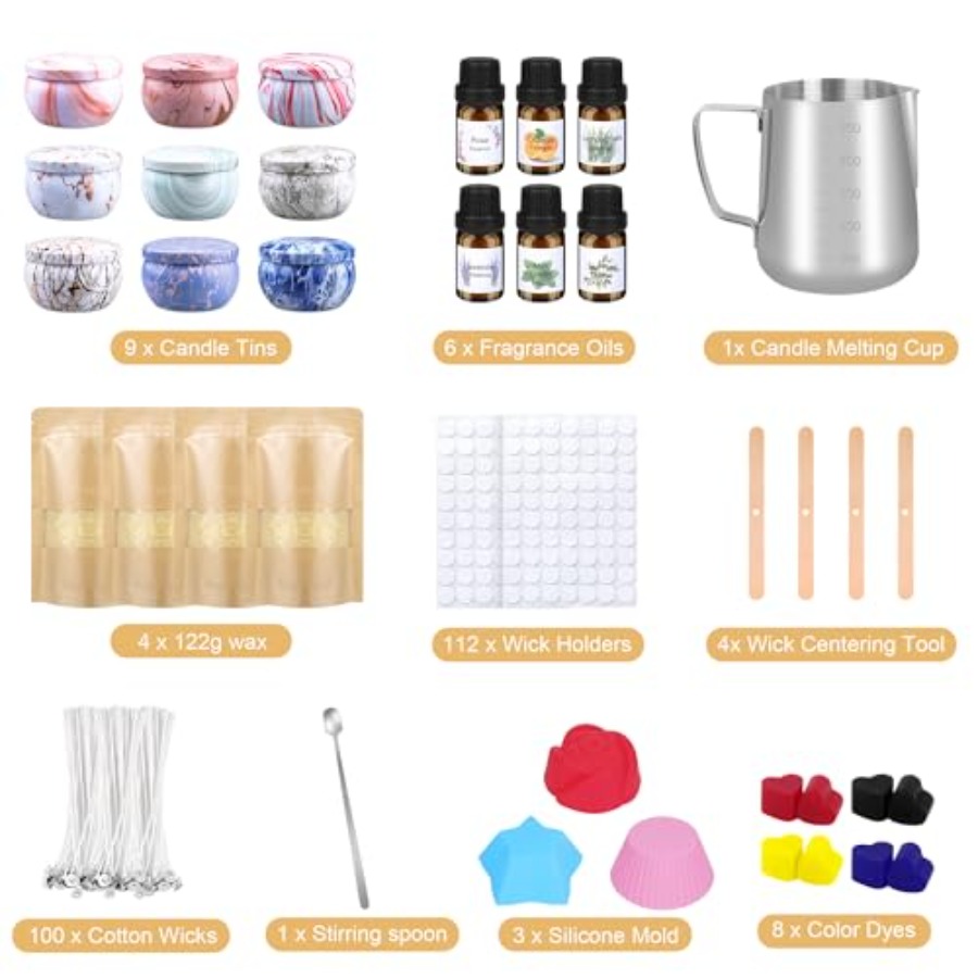Candle Making Kits for Adults, - Candle Making Supplies Jars recensie en prijs