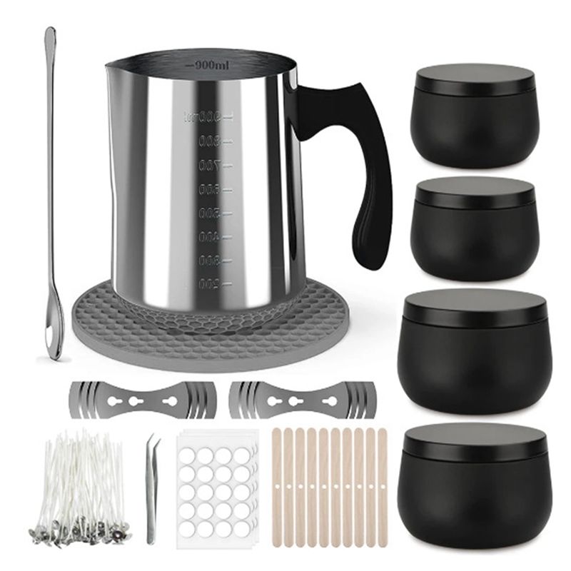 A24F-304 Stainless Steel Wax M - Candle Making Supplies Jars recensie en prijs