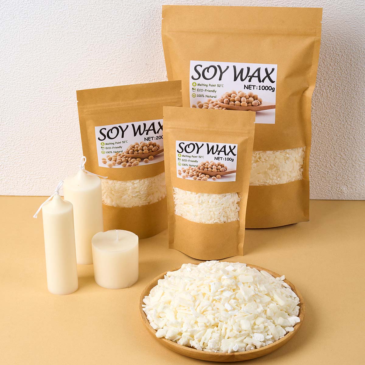 1 Pounds Pure White Soy Wax Fo - Candle Supplies Tins recensie en prijs