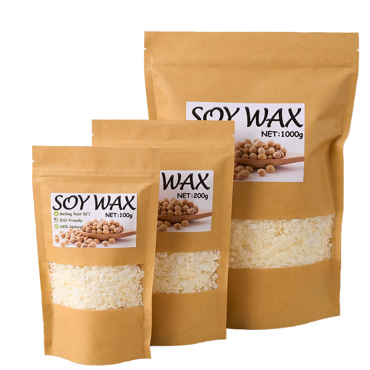 1 Pounds Pure White Soy Wax Fo - Candle Supplies Tins recensie en prijs
