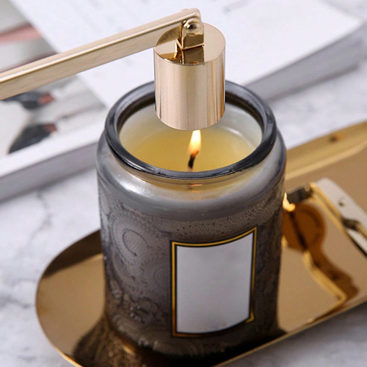 1pc-Round Shape Stainless Stee - Wick Dipper Tool recensie en prijs