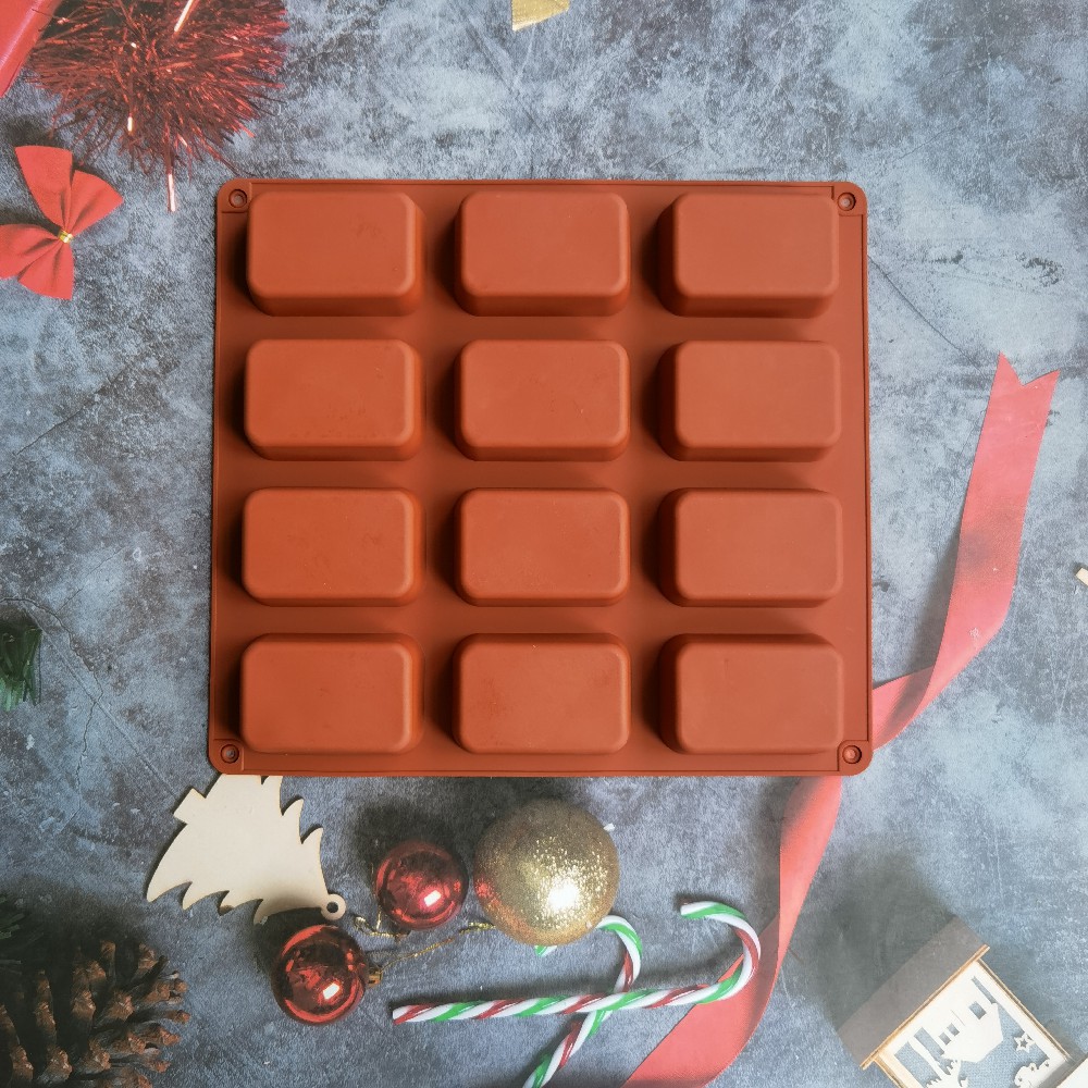 12 Cavity Square Silicone Soap - Candle Supplies Tins recensie en prijs