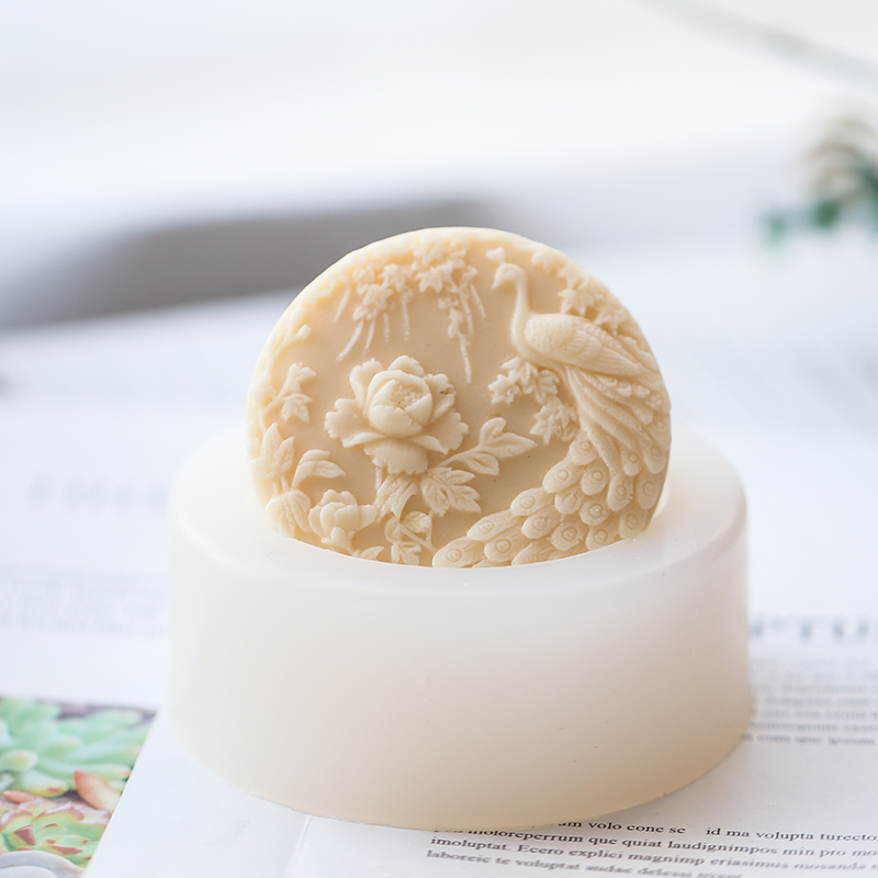 Peacock Flower Pattern Silicon - Candle Supplies Tins recensie en prijs
