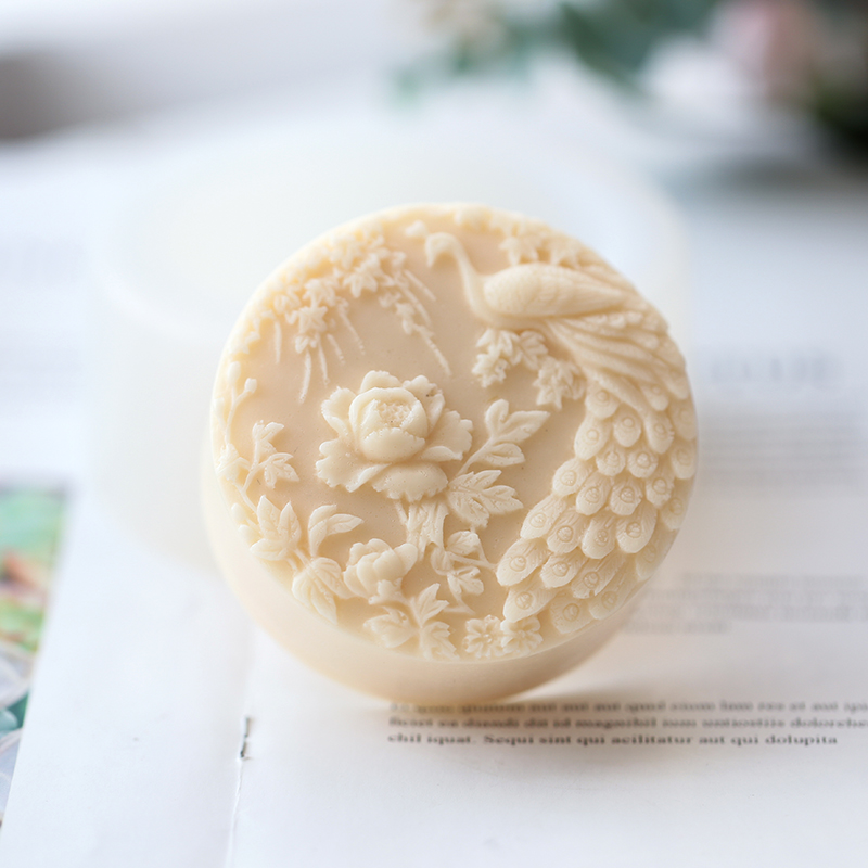 Peacock Flower Pattern Silicon - Candle Supplies Tins recensie en prijs