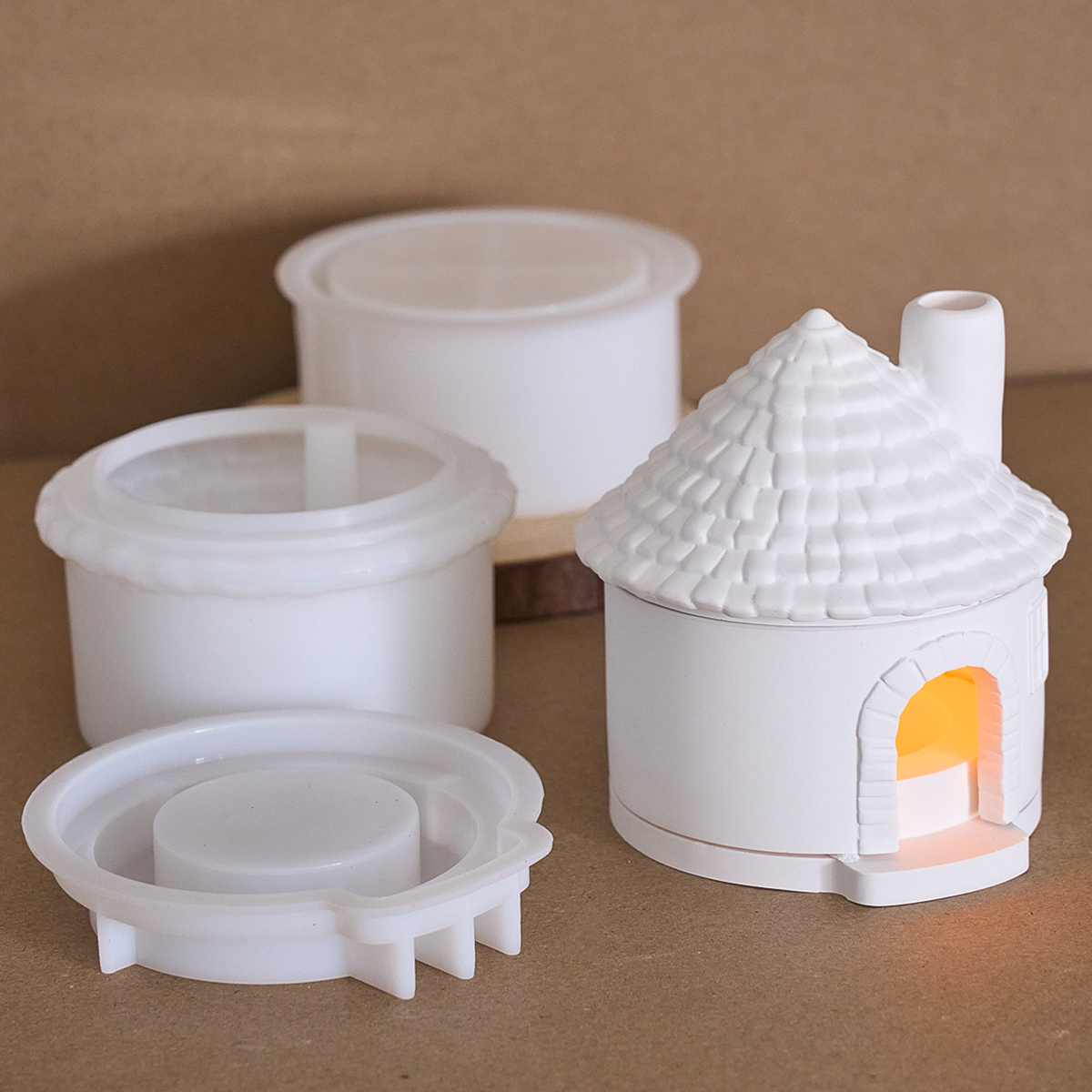 3D House Incense Stove Silicon - Candle Making Supplies Jars recensie en prijs